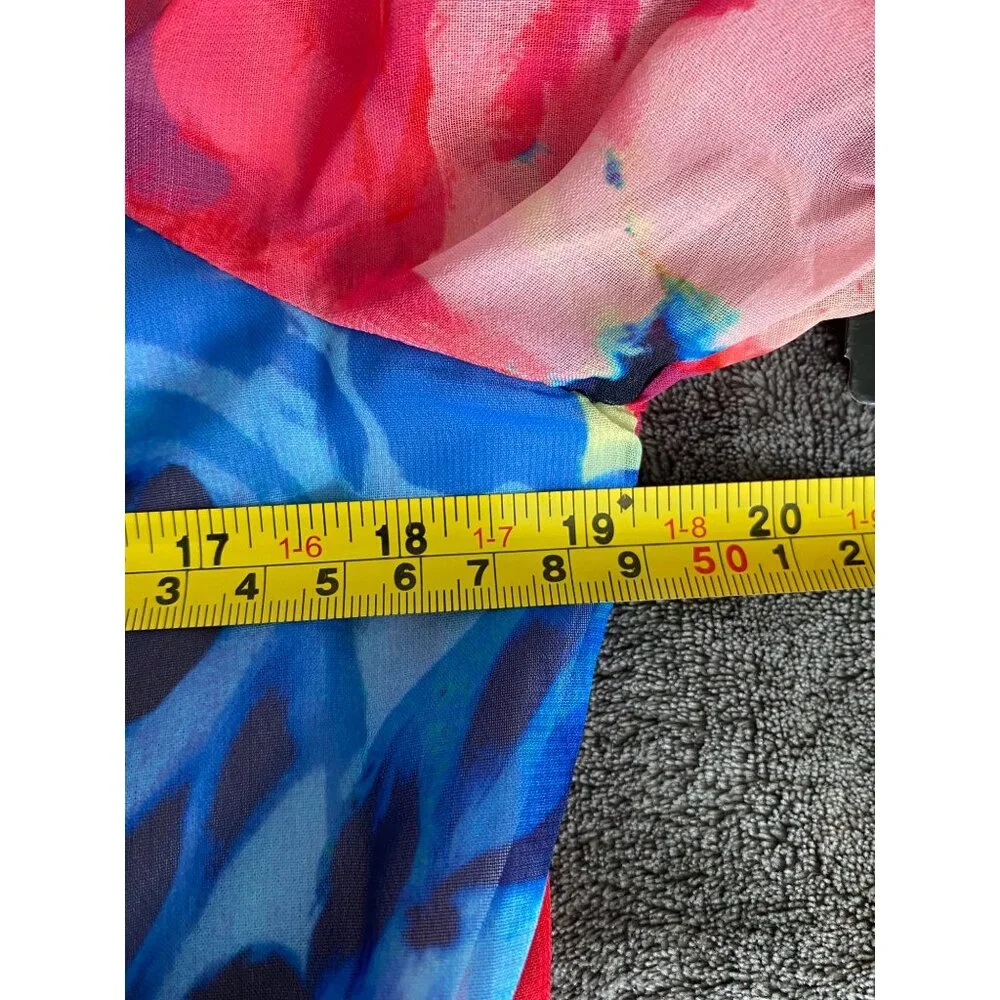 NEW Prelude Womens Floral Blouse 3/4 Sleeve Scoop Neck Pullover Top S - Picture 9 of 12